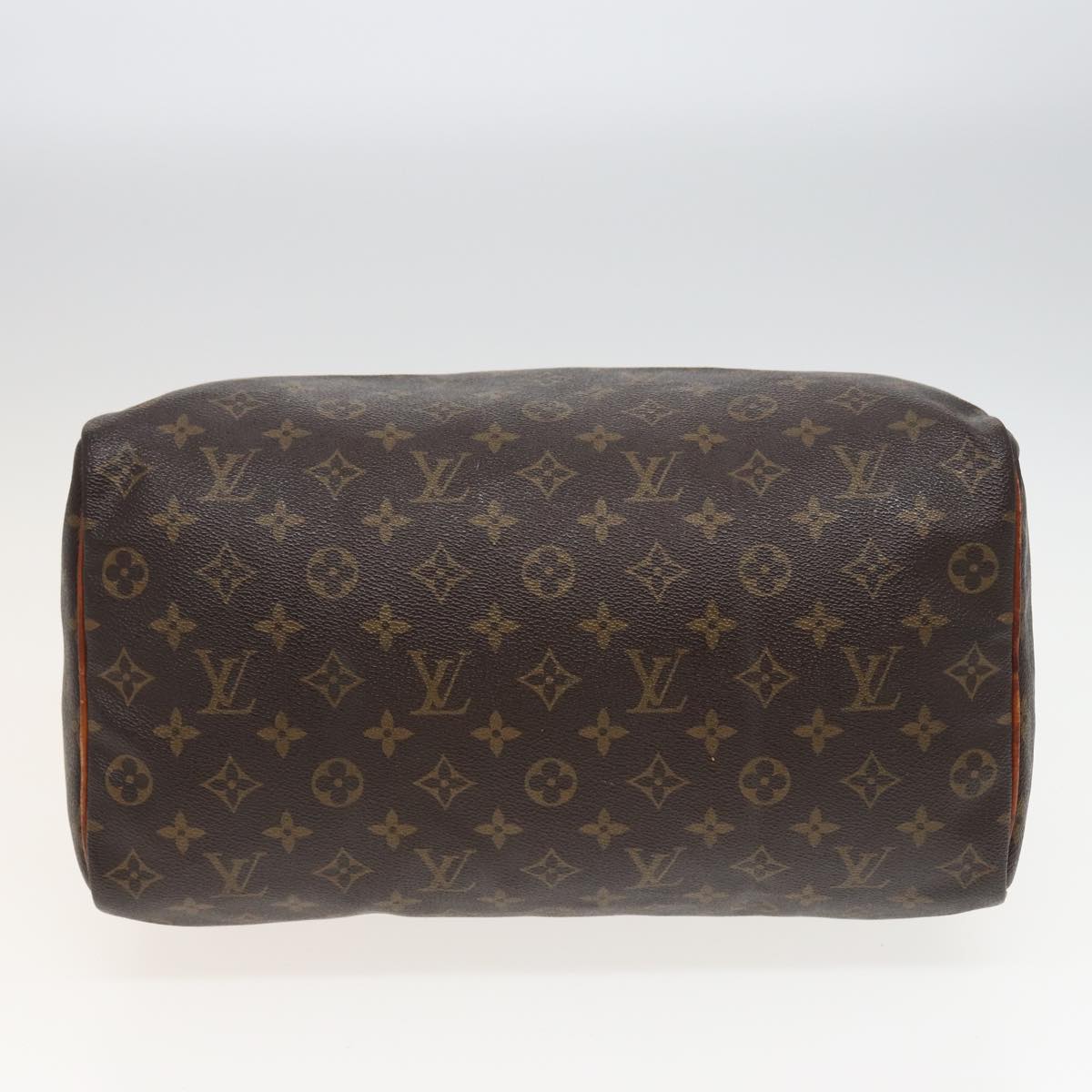 LOUIS VUITTON Monogram Speedy 35 Hand Bag M41524 LV Auth 81282