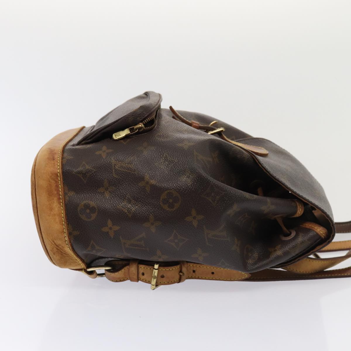 LOUIS VUITTON Monogram Montsouris MM Backpack M51136 LV Auth 81283