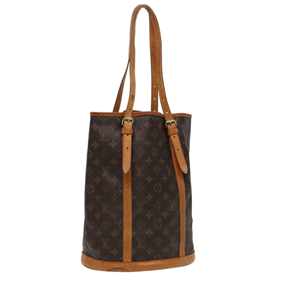 LOUIS VUITTON Monogram Bucket GM Shoulder Bag M42236 LV Auth 81285