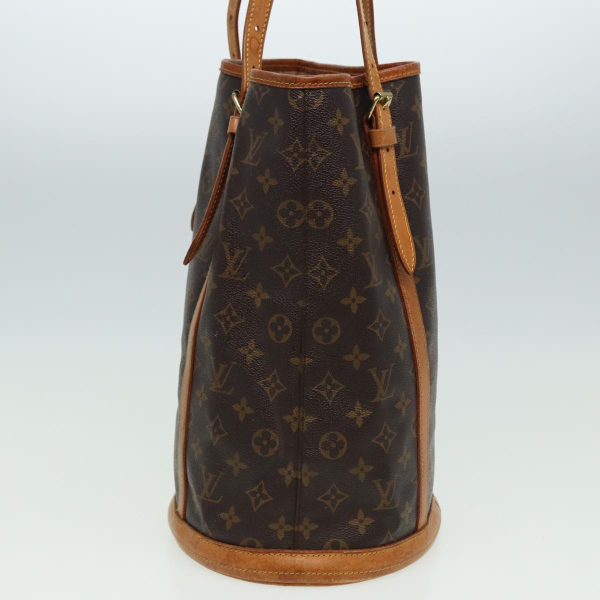 LOUIS VUITTON Monogram Bucket GM Shoulder Bag M42236 LV Auth 81285