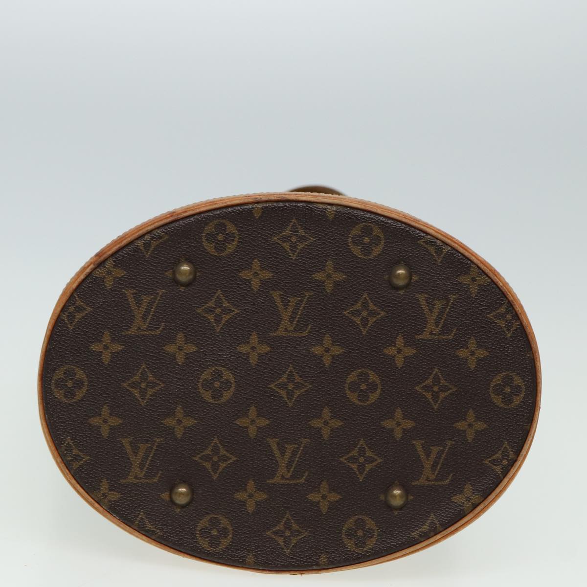 LOUIS VUITTON Monogram Bucket GM Shoulder Bag M42236 LV Auth 81285