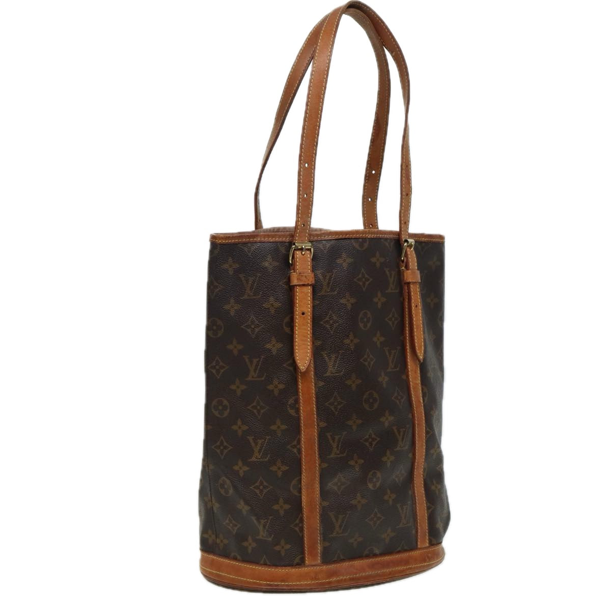 LOUIS VUITTON Monogram Bucket GM Shoulder Bag M42236 LV Auth 81287