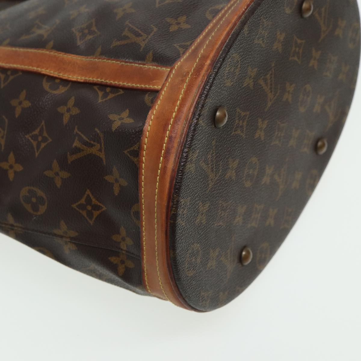 LOUIS VUITTON Monogram Bucket GM Shoulder Bag M42236 LV Auth 81287