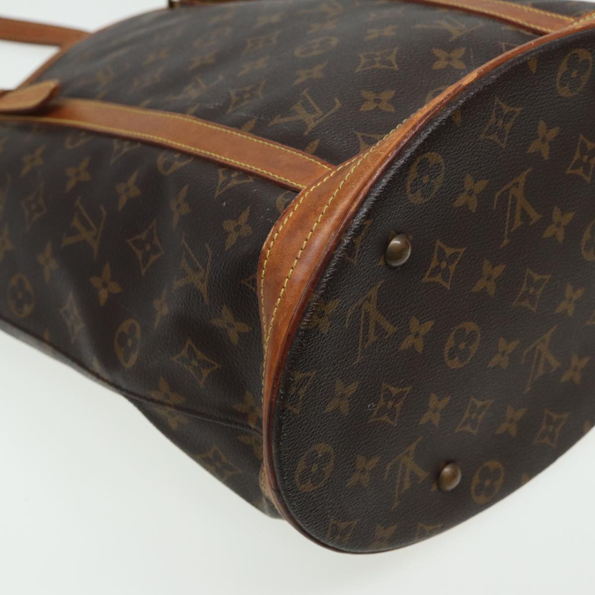 LOUIS VUITTON Monogram Bucket GM Shoulder Bag M42236 LV Auth 81287