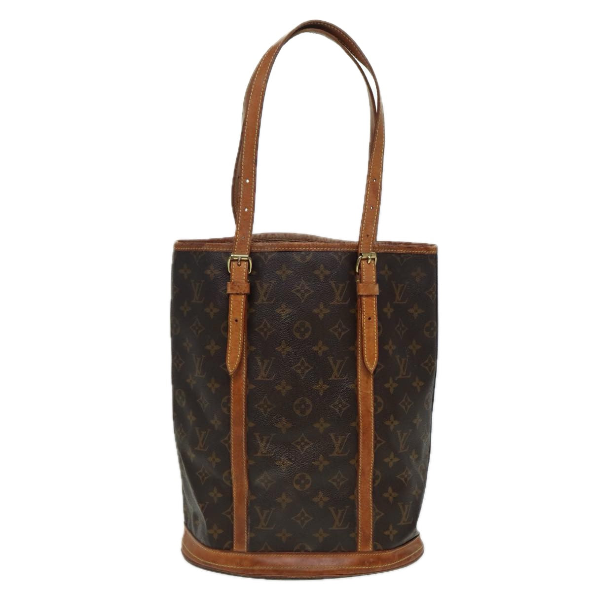 LOUIS VUITTON Monogram Bucket GM Shoulder Bag M42236 LV Auth 81287