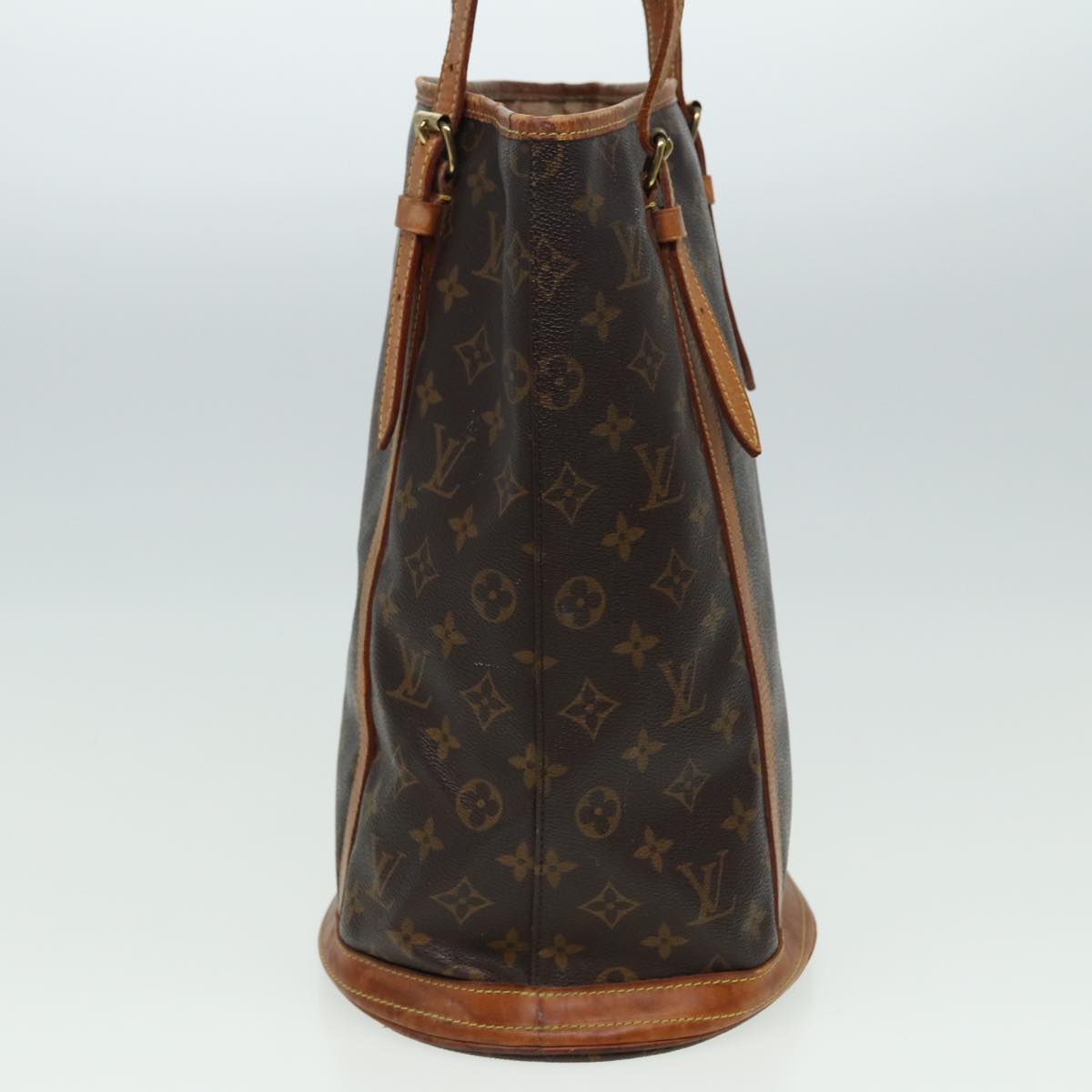 LOUIS VUITTON Monogram Bucket GM Shoulder Bag M42236 LV Auth 81287