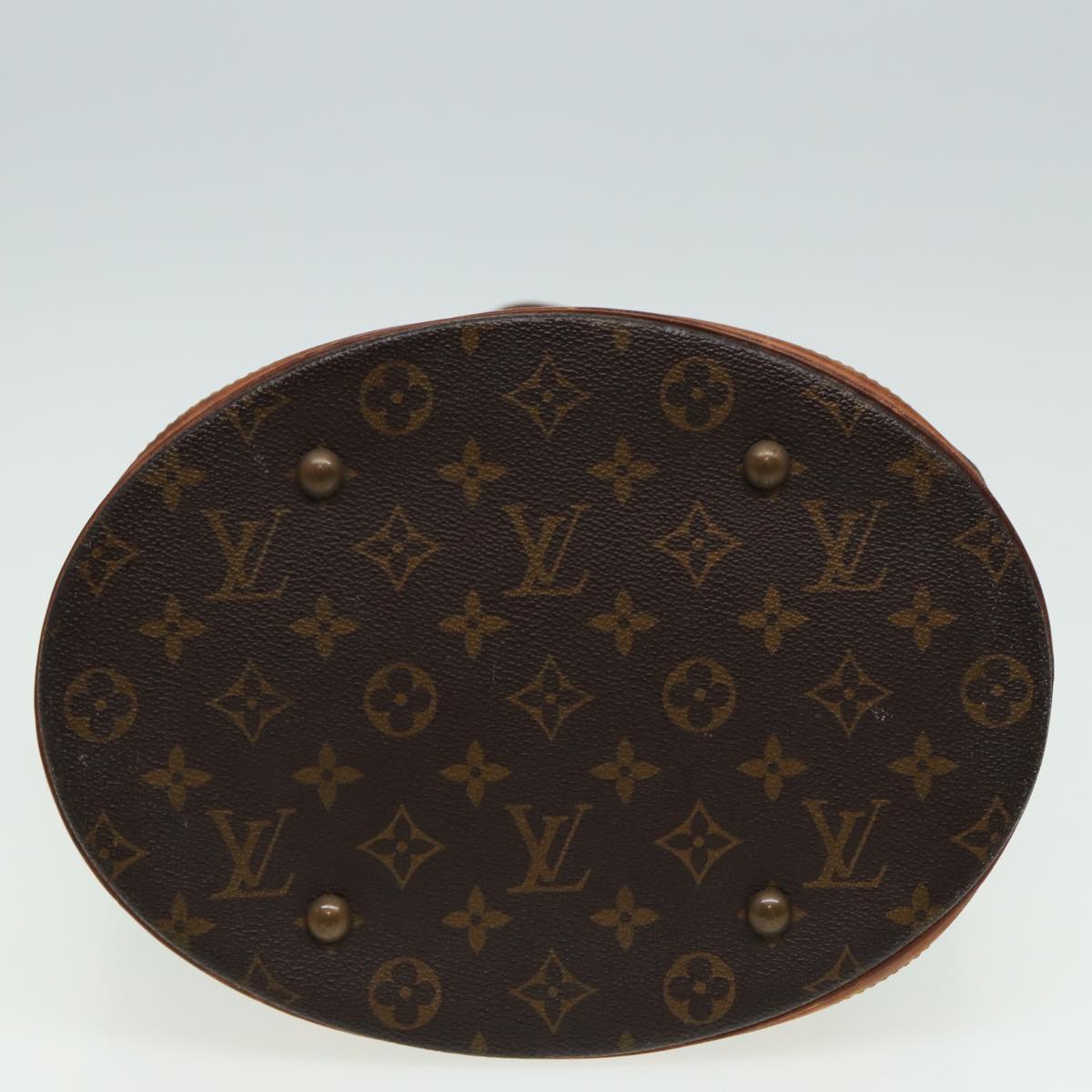 LOUIS VUITTON Monogram Bucket GM Shoulder Bag M42236 LV Auth 81287