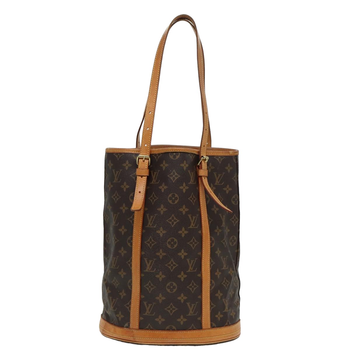 LOUIS VUITTON Monogram Bucket GM Shoulder Bag M42236 LV Auth 81288