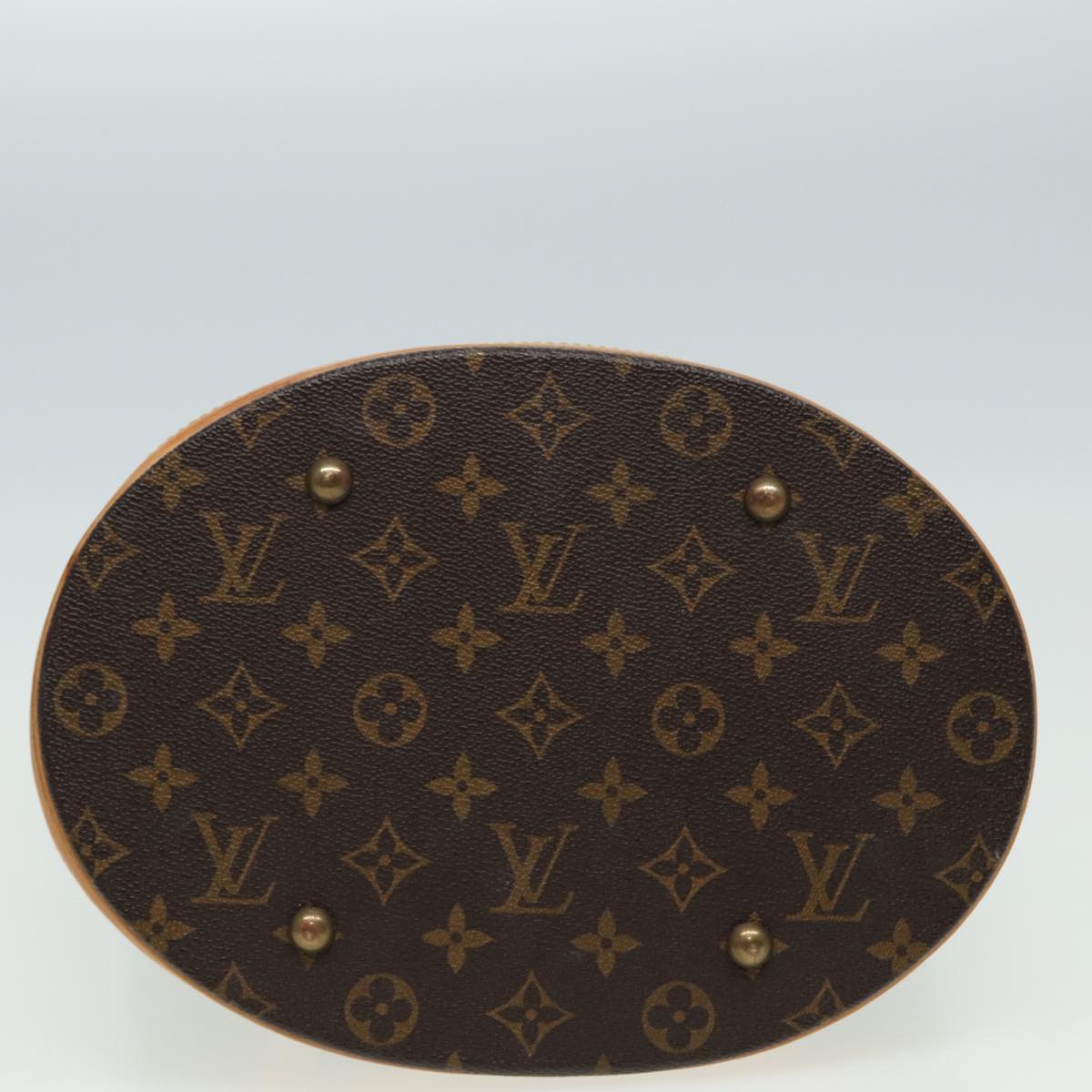 LOUIS VUITTON Monogram Bucket GM Shoulder Bag M42236 LV Auth 81288