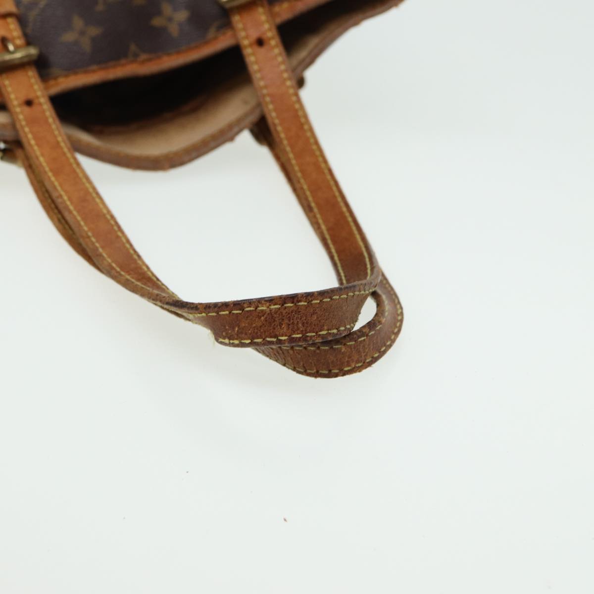 LOUIS VUITTON Monogram Bucket PM Shoulder Bag M42238 LV Auth 81290