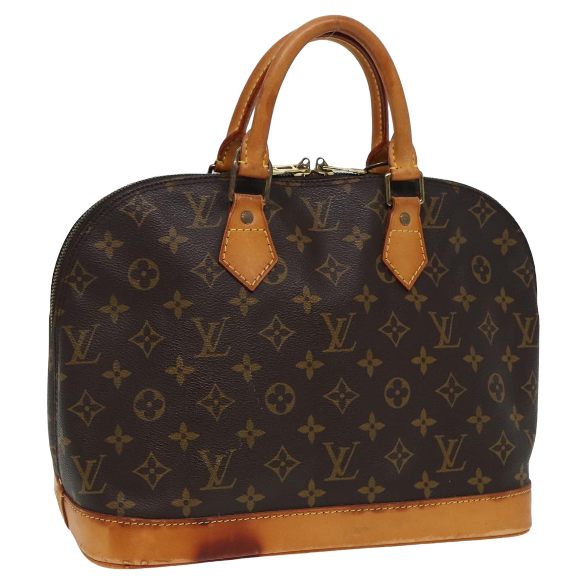 LOUIS VUITTON Monogram Alma Hand Bag M51130 LV Auth 81300