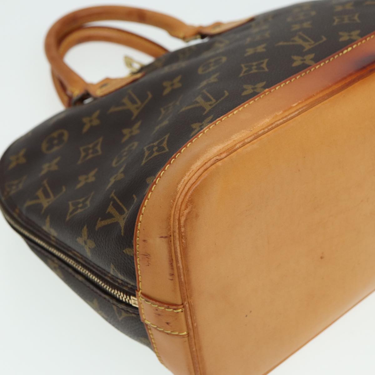 LOUIS VUITTON Monogram Alma Hand Bag M51130 LV Auth 81300