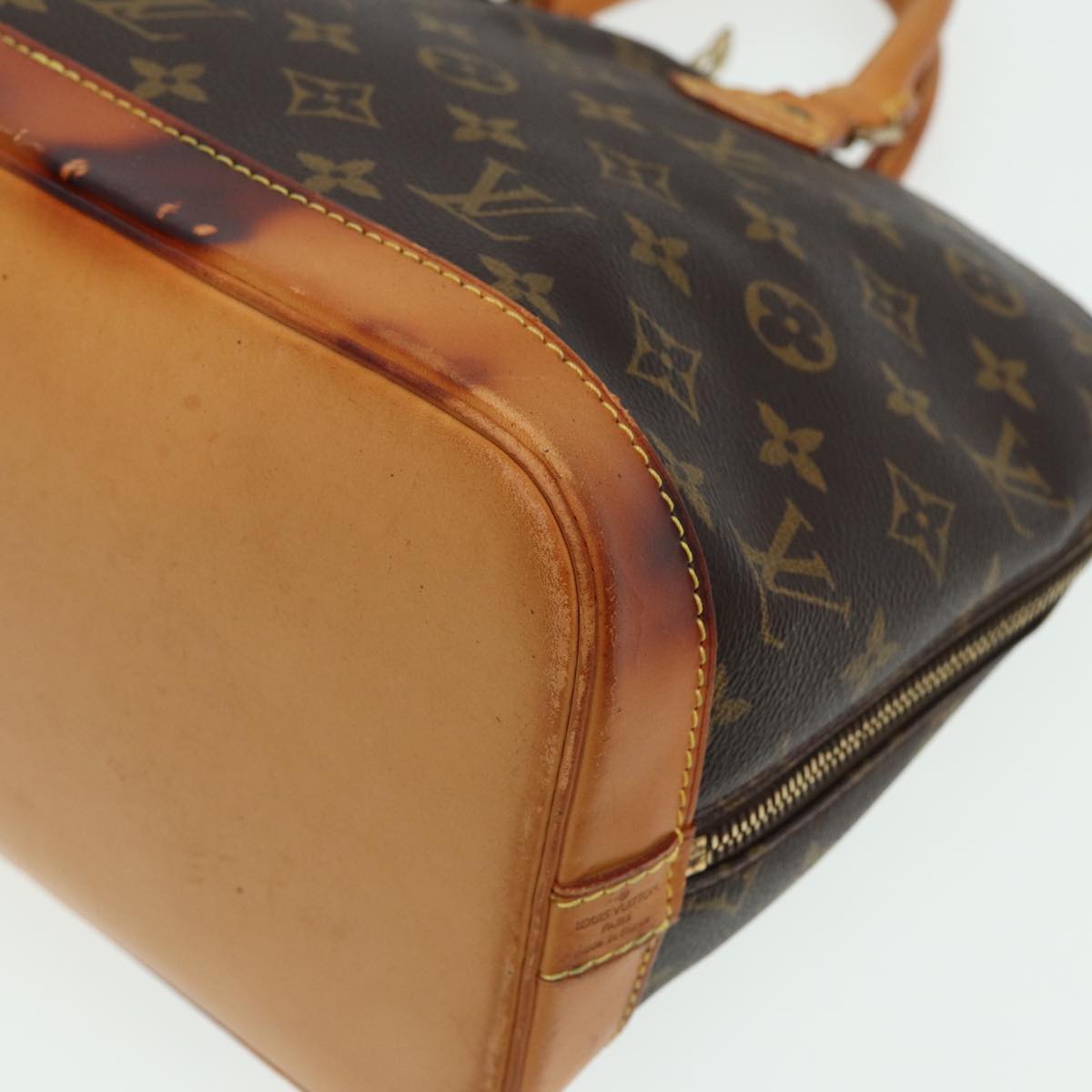 LOUIS VUITTON Monogram Alma Hand Bag M51130 LV Auth 81300