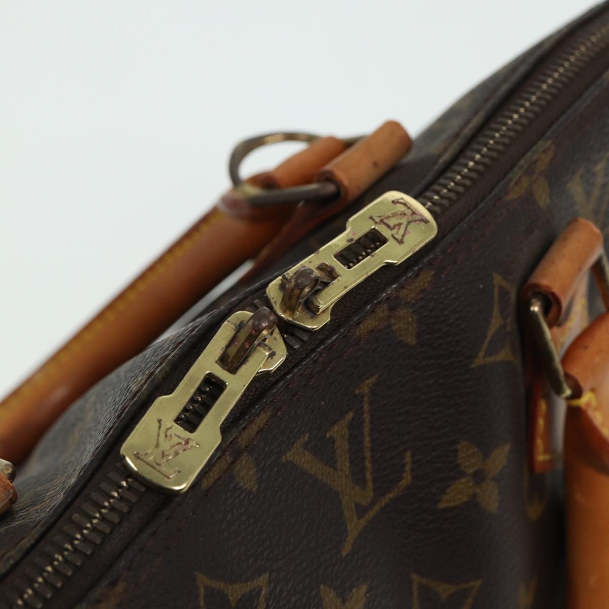 LOUIS VUITTON Monogram Alma Hand Bag M51130 LV Auth 81300