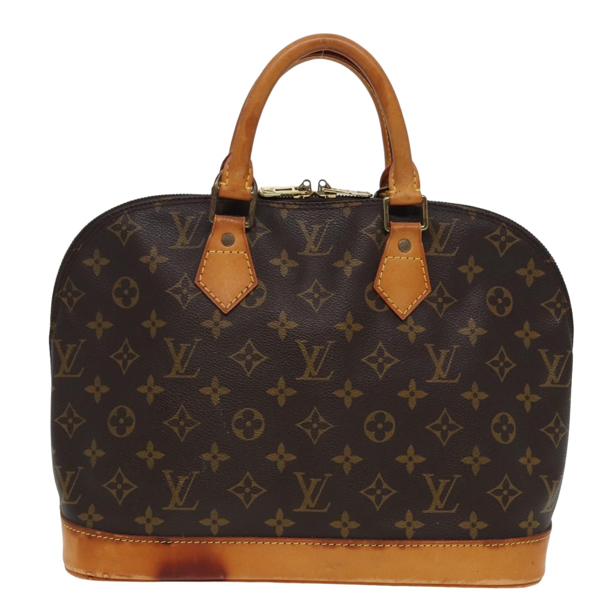 LOUIS VUITTON Monogram Alma Hand Bag M51130 LV Auth 81300