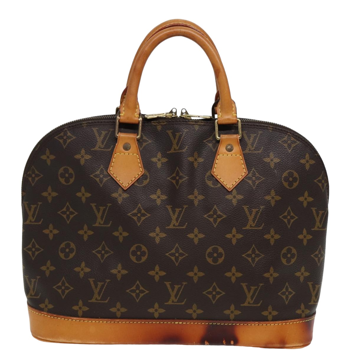 LOUIS VUITTON Monogram Alma Hand Bag M51130 LV Auth 81300