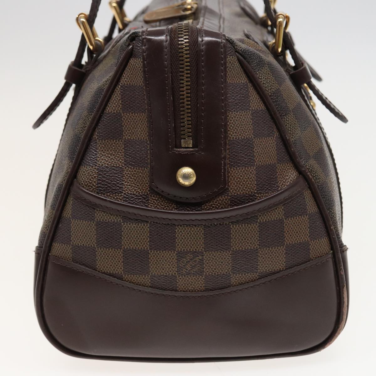 LOUIS VUITTON Damier Ebene Berkeley Hand Bag N52000 LV Auth 81302