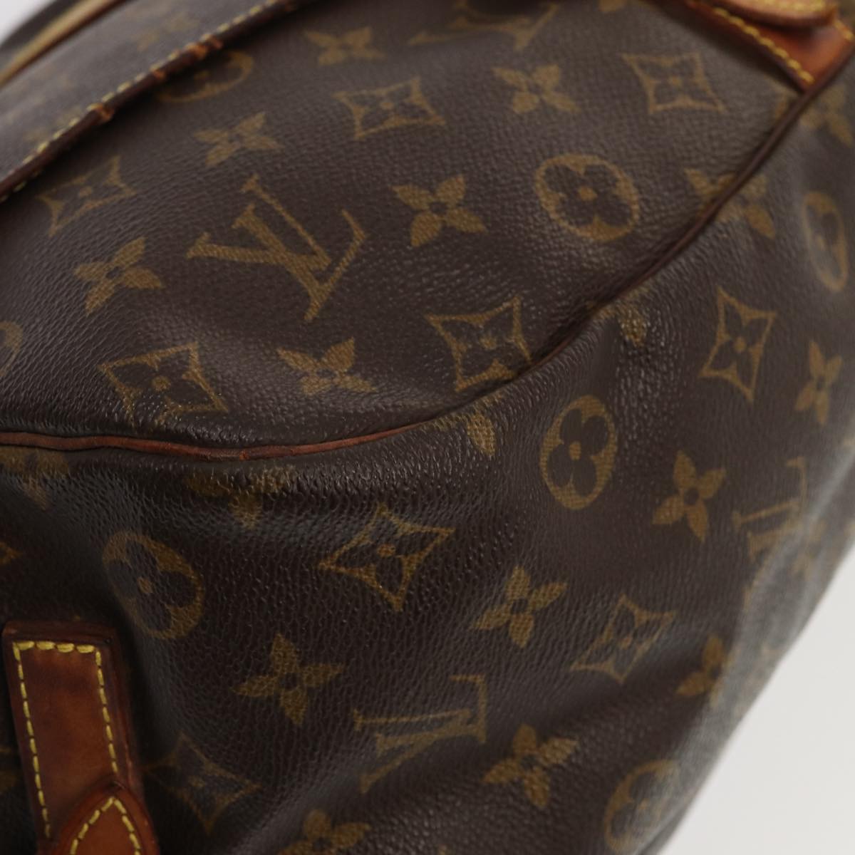 LOUIS VUITTON Monogram Saumur 35 Shoulder Bag M42254 LV Auth 81311