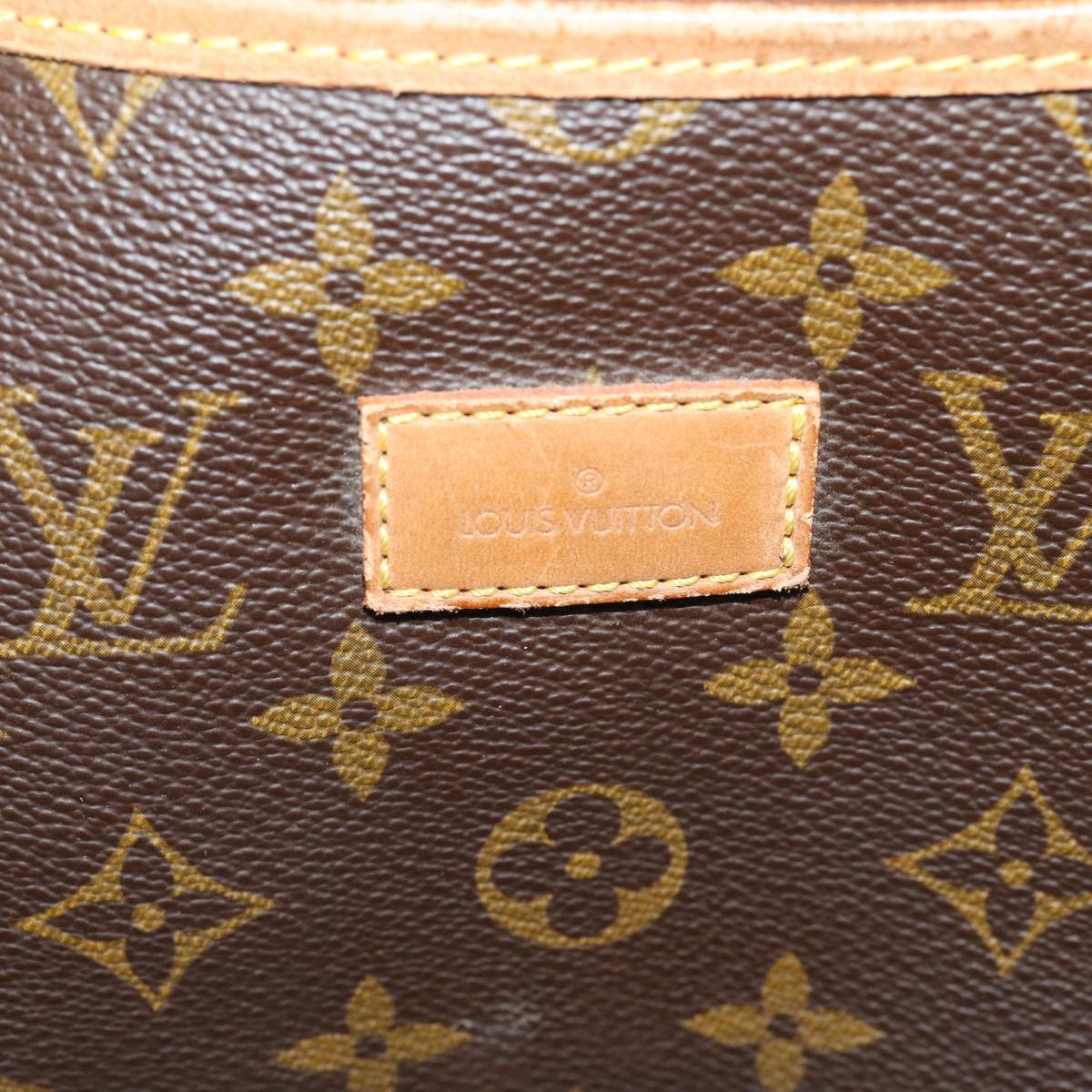 LOUIS VUITTON Monogram Saumur 35 Shoulder Bag M42254 LV Auth 81311