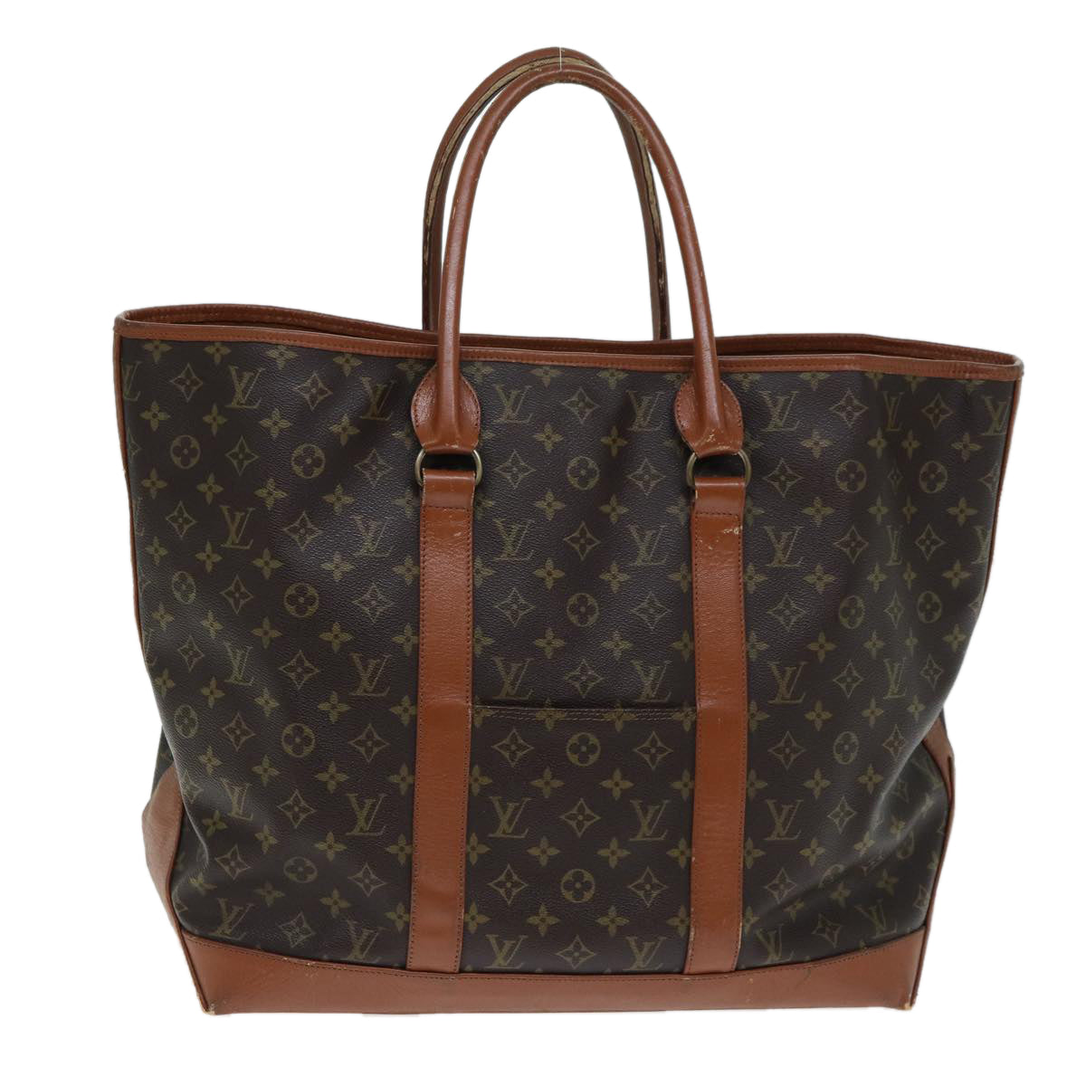 LOUIS VUITTON Monogram Sac Weekend GM Tote Bag M42420 LV Auth 81318