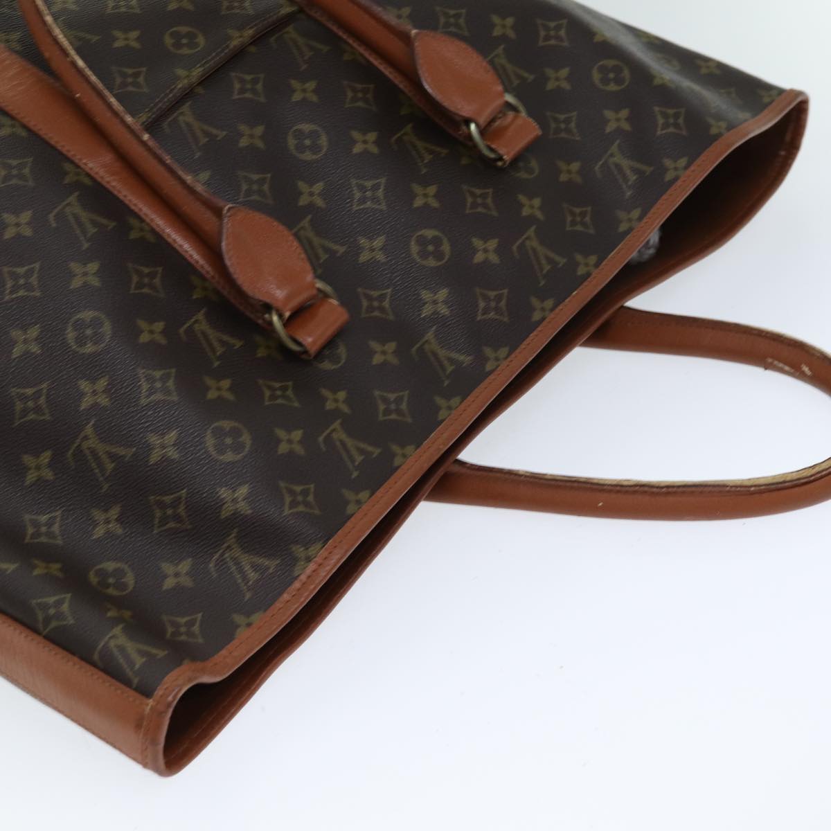 LOUIS VUITTON Monogram Sac Weekend GM Tote Bag M42420 LV Auth 81318