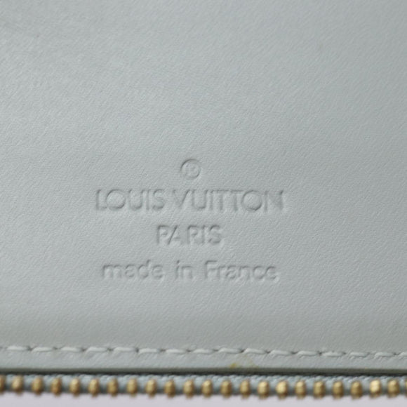 LOUIS VUITTON Monogram Vernis Eldridge Long Wallet Gris M91158 LV Auth 81320