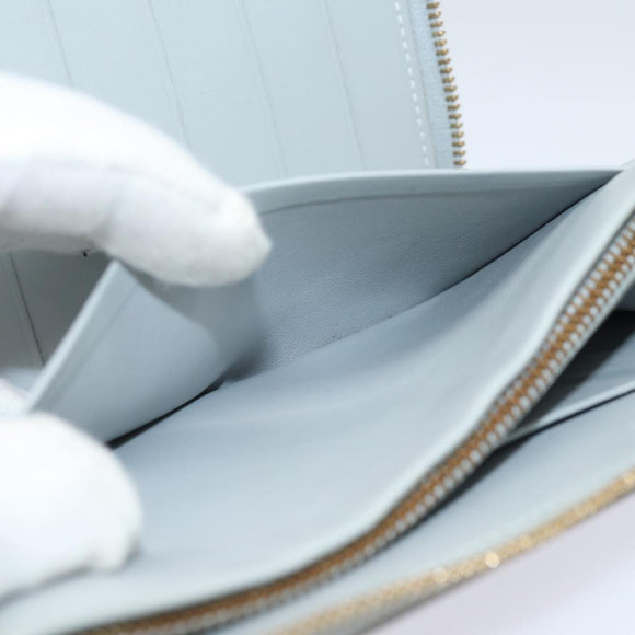 LOUIS VUITTON Monogram Vernis Eldridge Long Wallet Gris M91158 LV Auth 81320