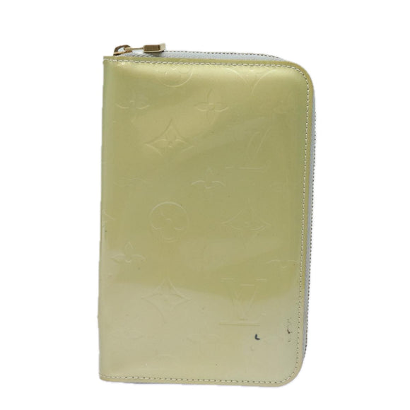 LOUIS VUITTON Monogram Vernis Eldridge Long Wallet Gris M91158 LV Auth 81320