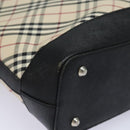 BURBERRY Nova Check Tote Bag Canvas Beige Auth 81323-15