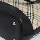 BURBERRY Nova Check Tote Bag Canvas Beige Auth 81323-16