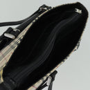 BURBERRY Nova Check Tote Bag Canvas Beige Auth 81323-6