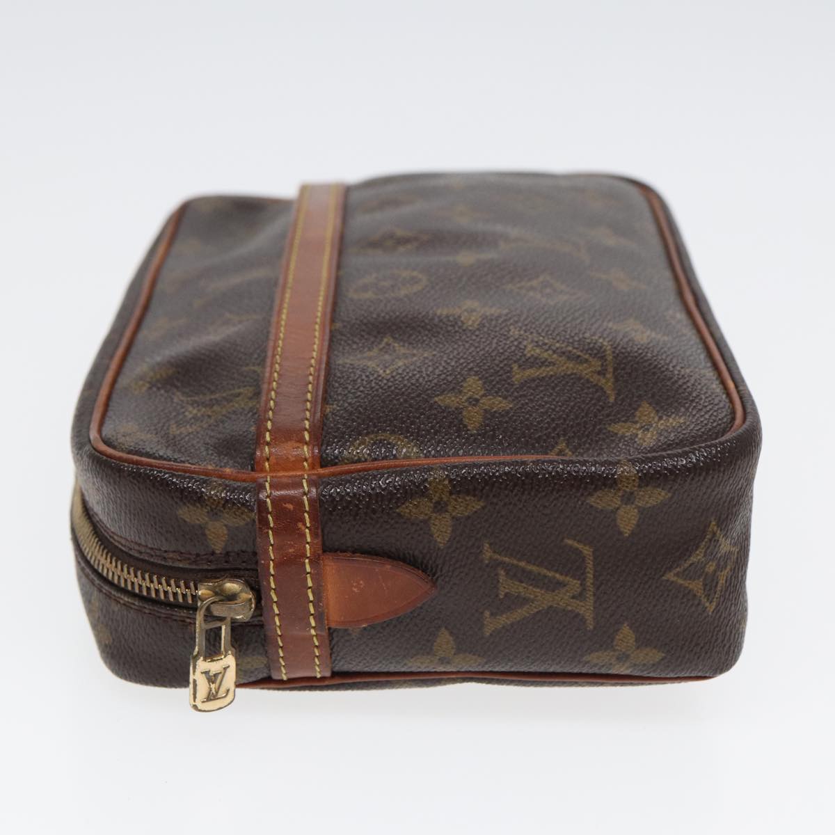 LOUIS VUITTON Monogram Compiegne 23 Clutch Bag M51847 LV Auth 81358