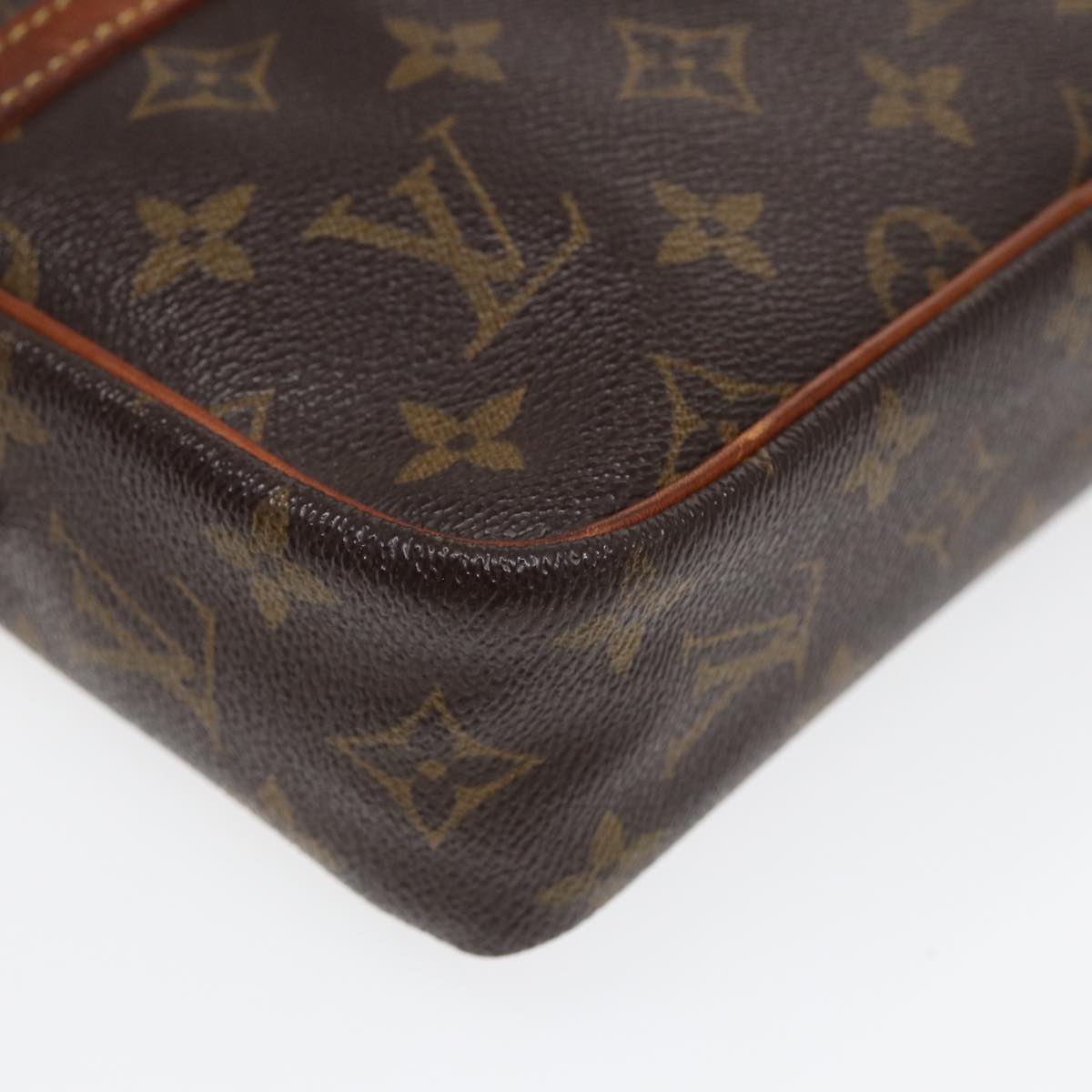 LOUIS VUITTON Monogram Compiegne 23 Clutch Bag M51847 LV Auth 81358