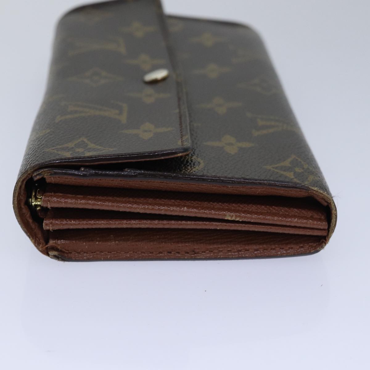 LOUIS VUITTON Monogram Portefeuille Sarah Long Wallet M60531 LV Auth 81362