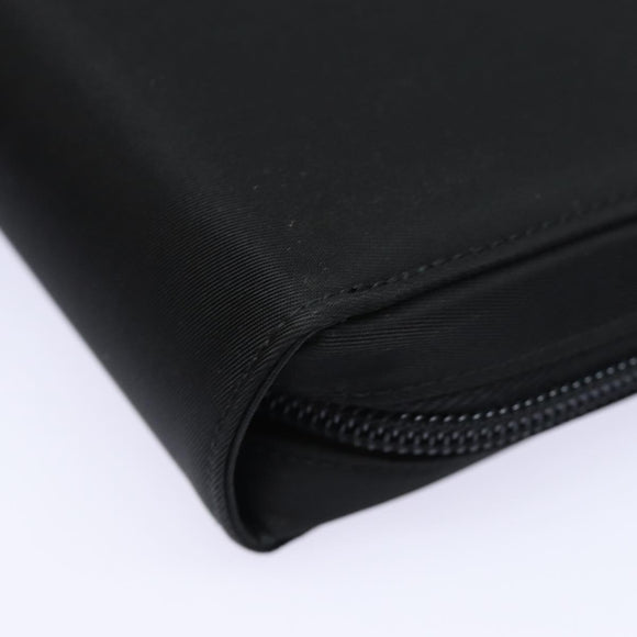 PRADA MiniDisc Case Nylon Black Auth 81379V