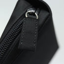 PRADA MiniDisc Case Nylon Black Auth 81379V-7