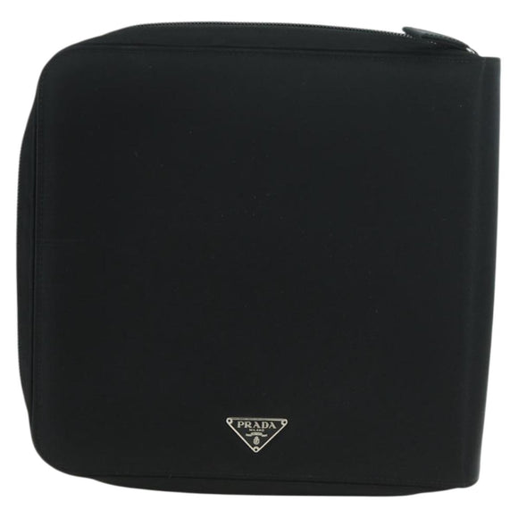 PRADA Mini Disc Case Nylon Black Auth 81379
