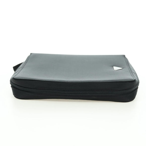 PRADA Mini Disc Case Nylon Black Auth 81379
