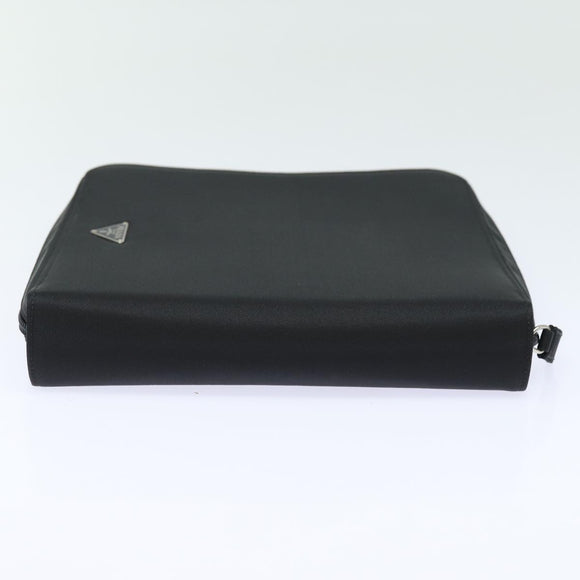 PRADA MiniDisc Case Nylon Black Auth 81379V