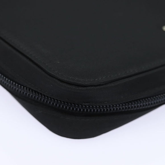 PRADA MiniDisc Case Nylon Black Auth 81379V