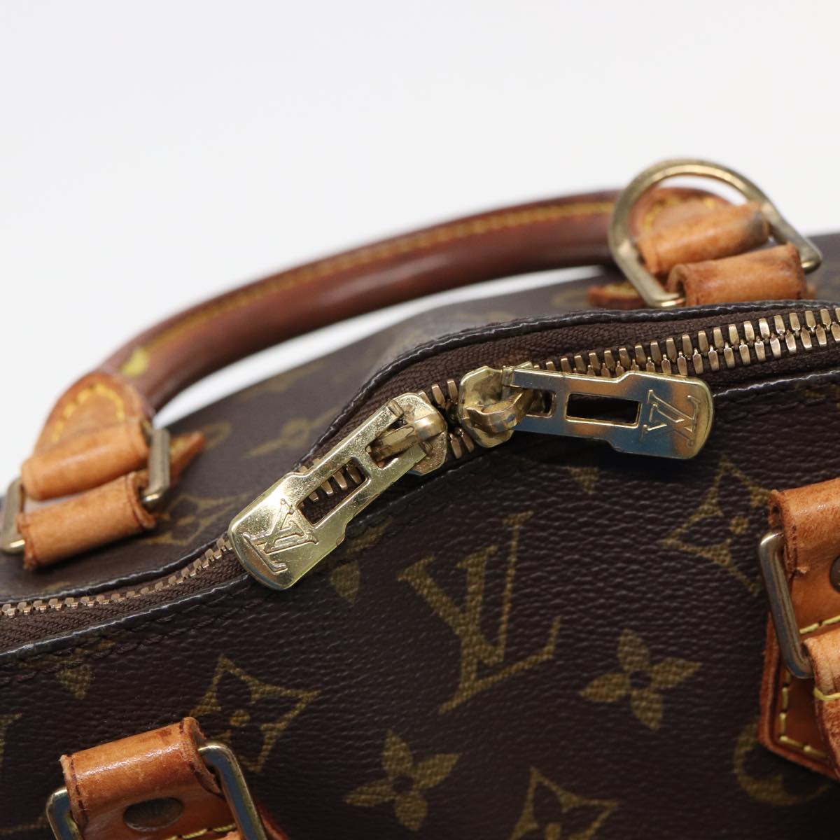 LOUIS VUITTON Monogram Alma Hand Bag M51130 LV Auth 81398