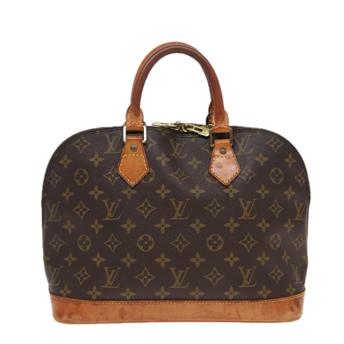 LOUIS VUITTON Monogram Alma Hand Bag M51130 LV Auth 81398