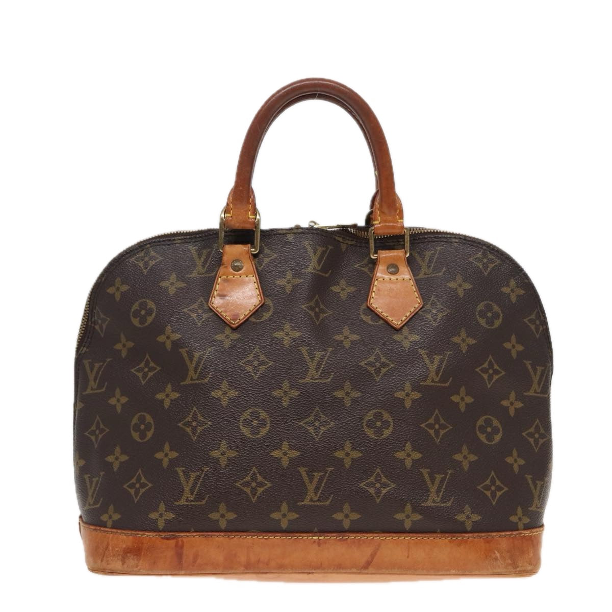 LOUIS VUITTON Monogram Alma Hand Bag M51130 LV Auth 81398