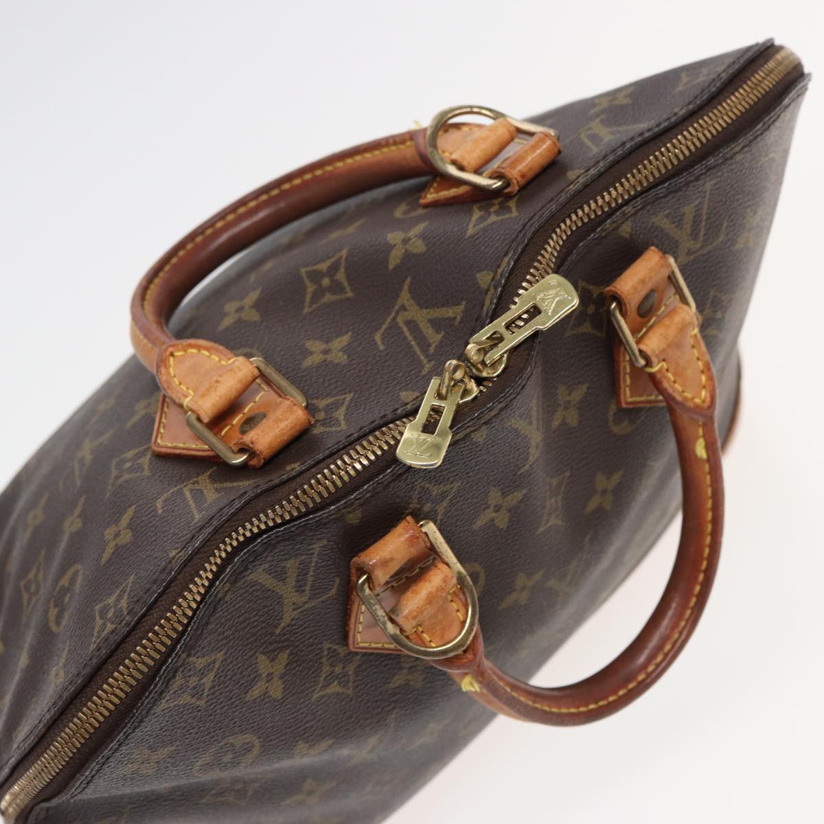 LOUIS VUITTON Monogram Alma Hand Bag M51130 LV Auth 81398