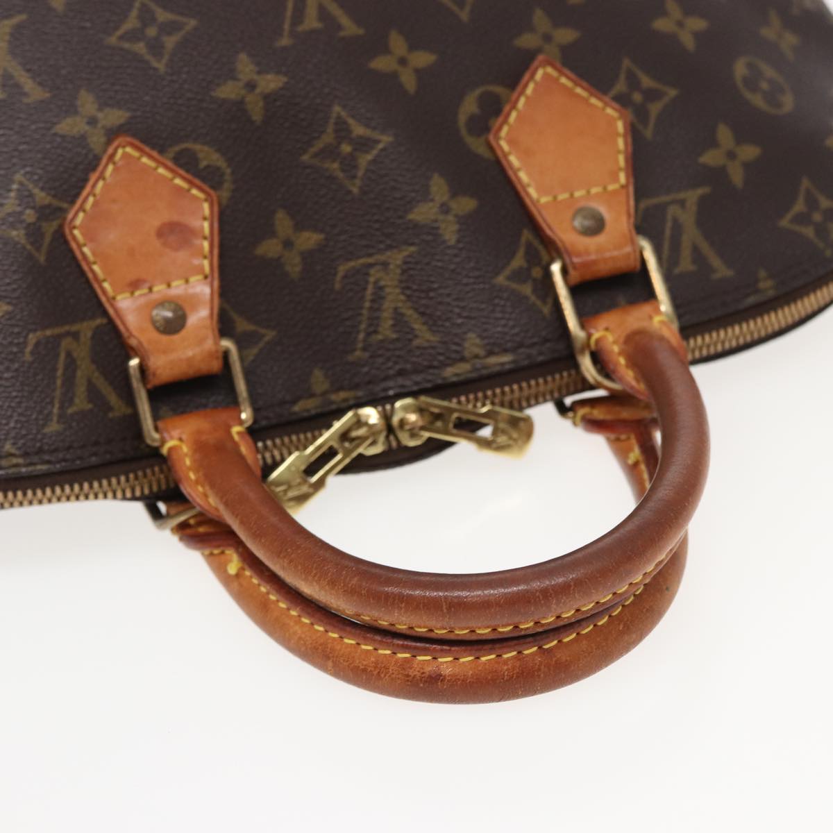 LOUIS VUITTON Monogram Alma Hand Bag M51130 LV Auth 81398