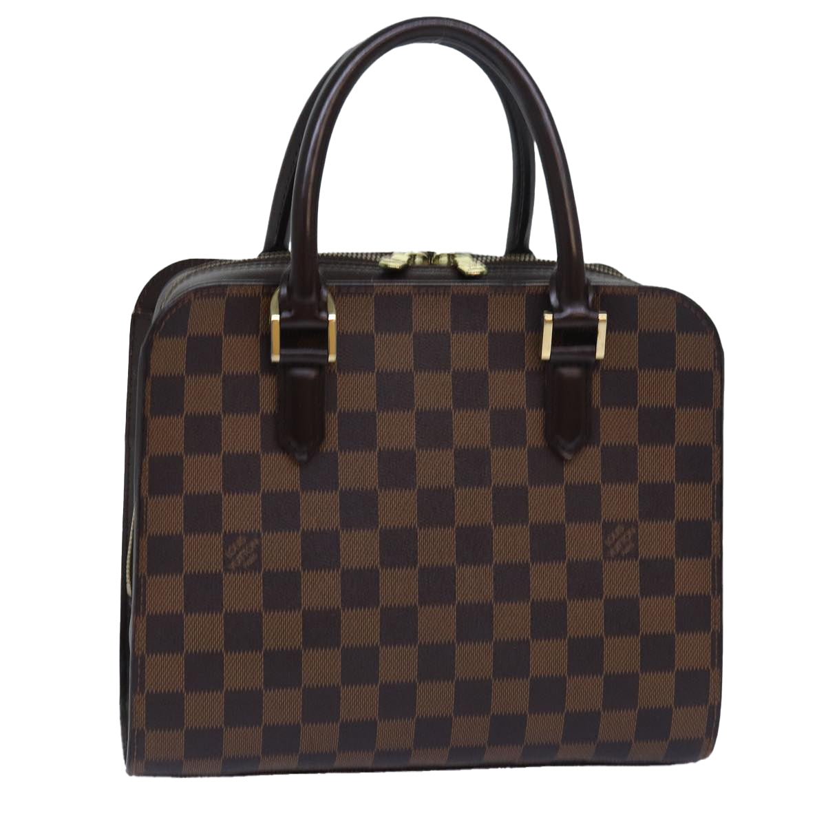 LOUIS VUITTON Damier Ebene Triana Hand Bag N51155 LV Auth 81399