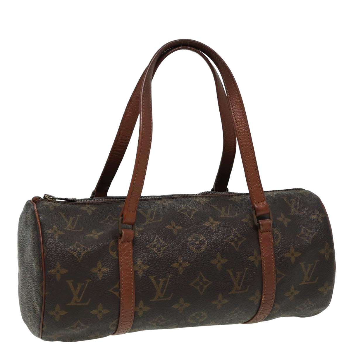 LOUIS VUITTON Monogram Papillon 30 Hand Bag M51385 LV Auth 81407