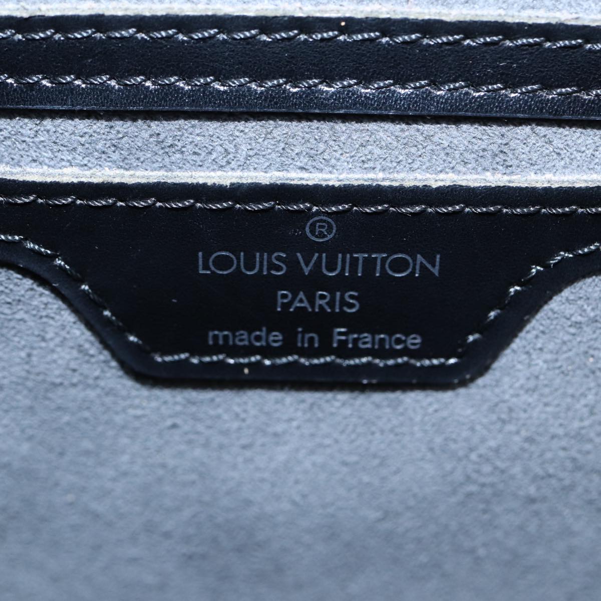 LOUIS VUITTON Epi Soufflot Hand Bag Black M52222 LV Auth 81409