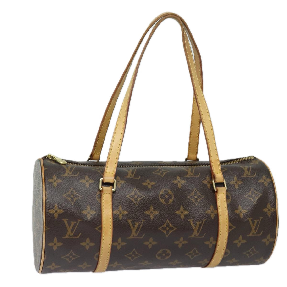 LOUIS VUITTON Monogram Papillon 30 Hand Bag M51385 LV Auth 81411