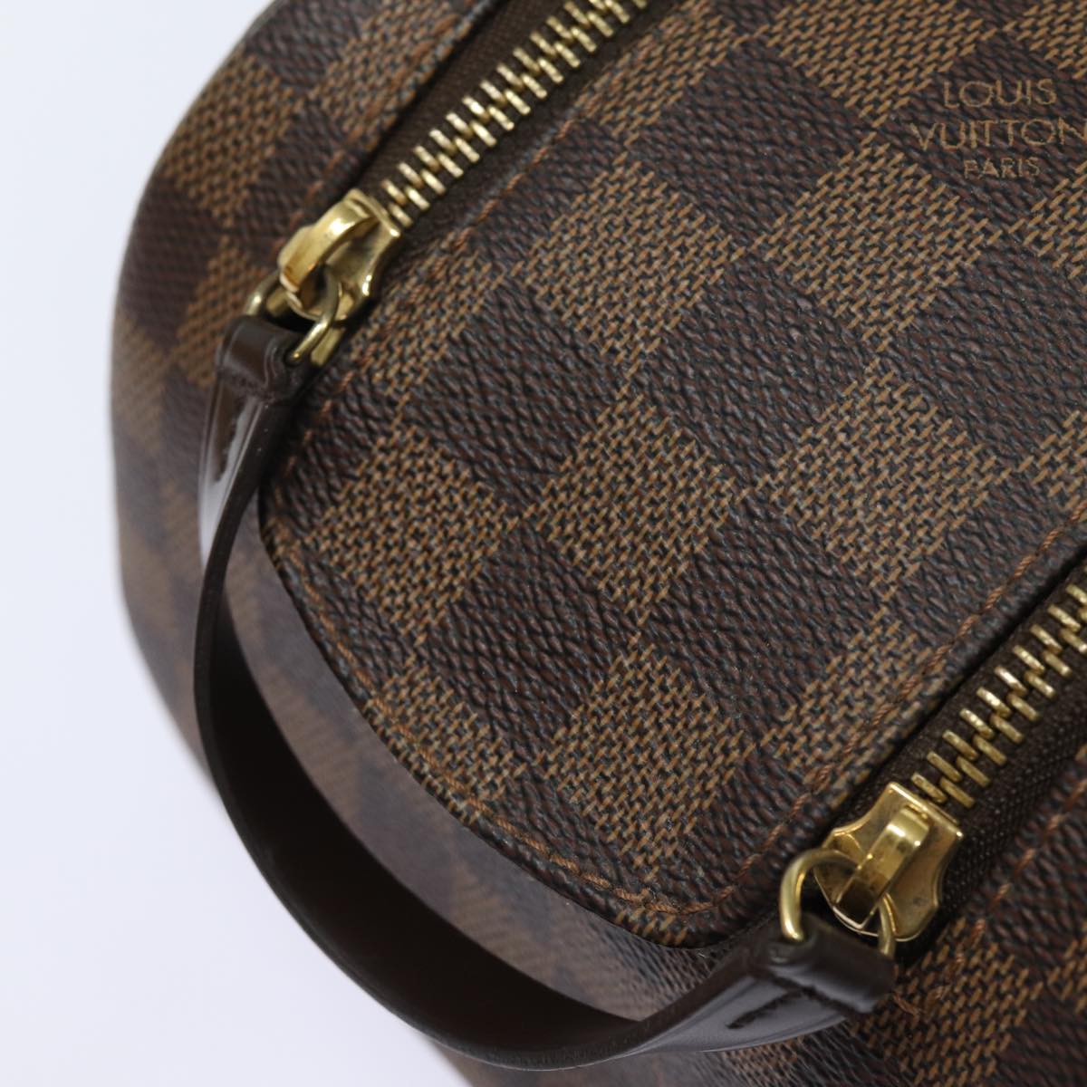 LOUIS VUITTON Damier Ebene Trousse Toilette King Size Pouch N47527 Auth 81413A